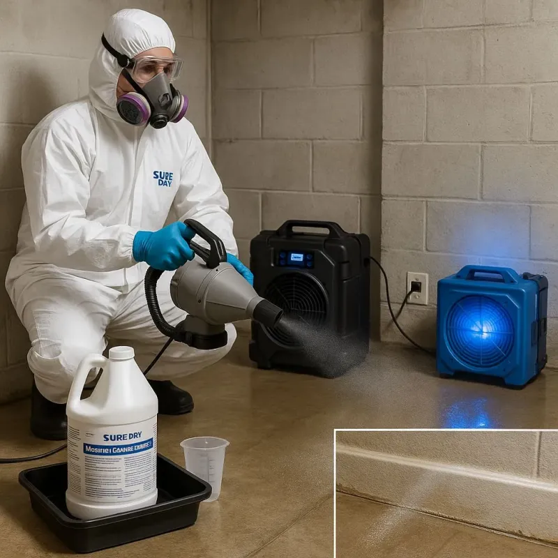 Sanitization and Odor Removal process in West Orange, TX