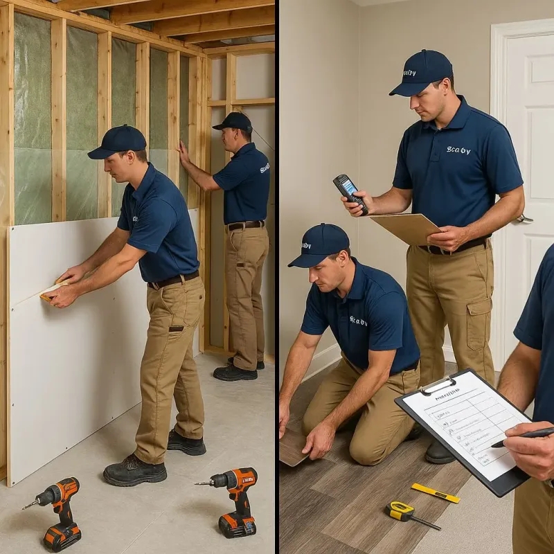 Repairs and Reconstruction process in West Orange, TX