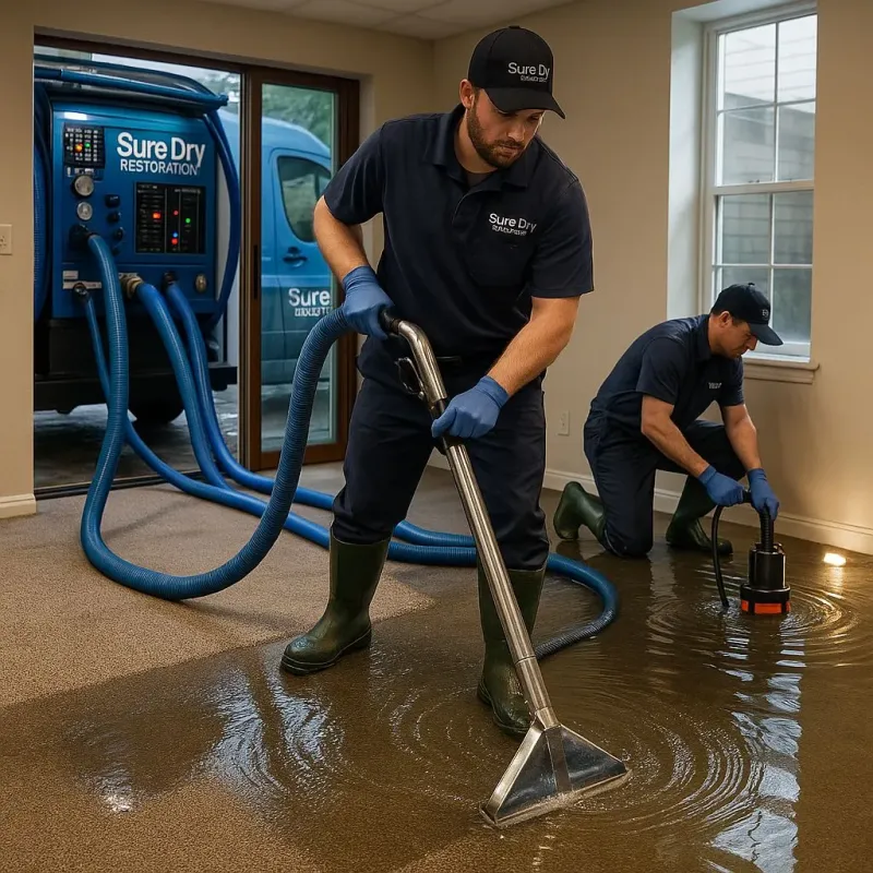 Water Extraction and Removal process in West Orange, TX